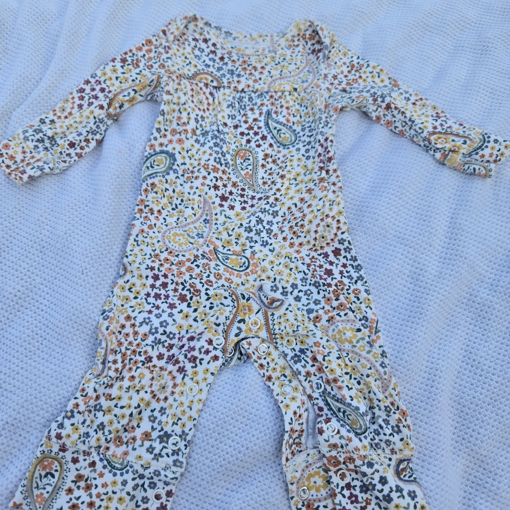 Floral Paisley Kids One Piece